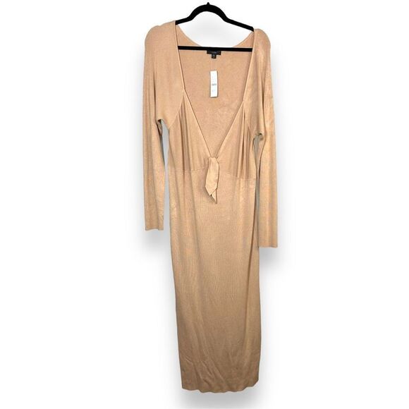 J. Crew Ribbed Lowcut Sweater Dress NWT XXL - Picture 1 of 7